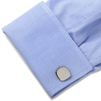 Stainless Steel Soft Square Engravable Cufflinks