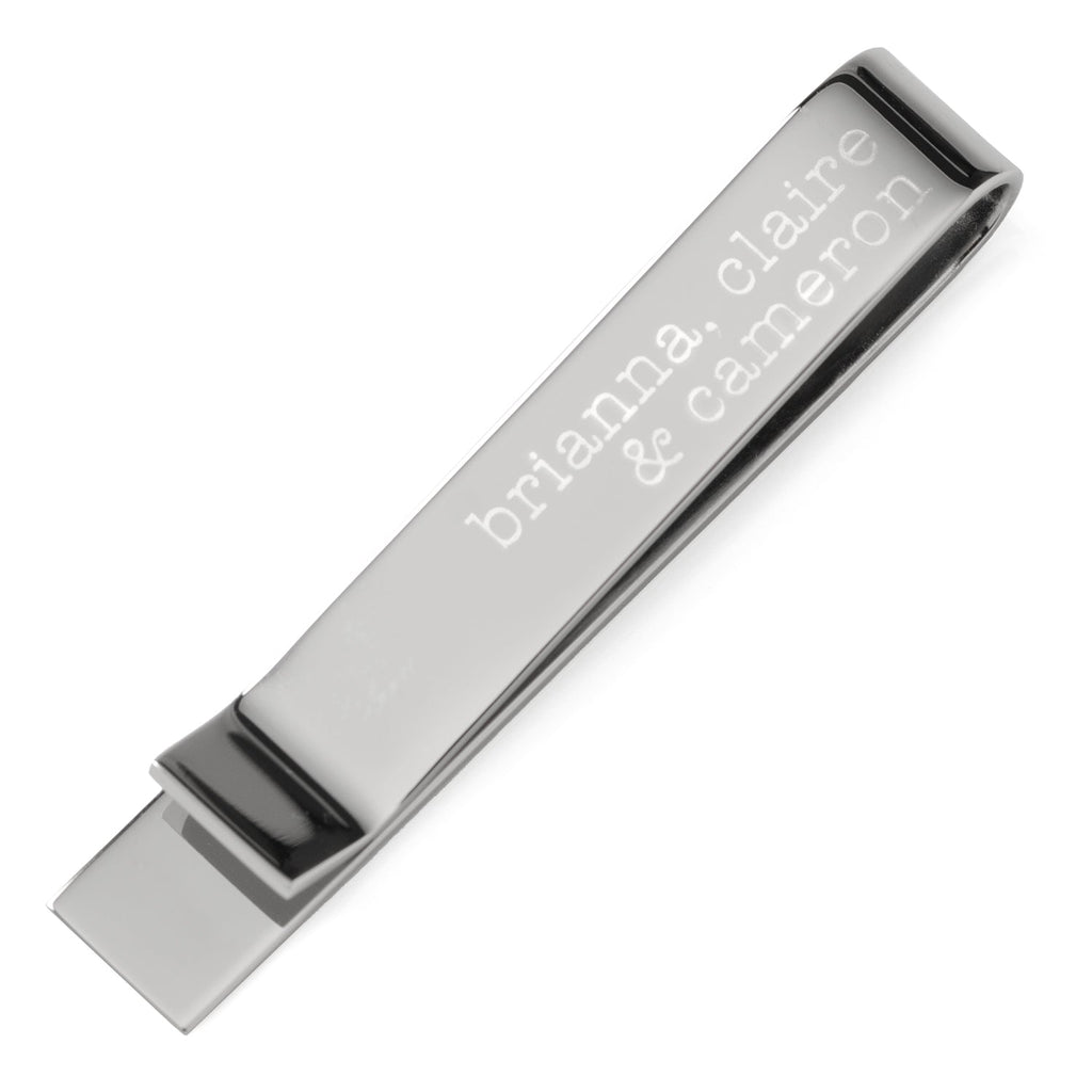Best Dad Ever Engravable Tie Bar