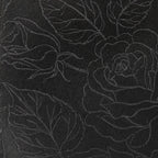 Black Floral Men's Tie