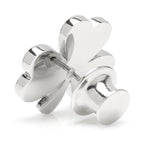 Clover Stainless Steel Lapel Pin