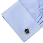 Best Dad Black Stainless Steel Cufflinks