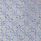 Gray Blue Art Deco Men's Tie