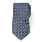 Navy Patterned Men's Tie