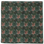 Green Floral Tie and Pocket Square Gift Set