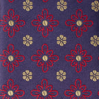 Deep Purple Floral Men's Tie