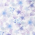 Watercolor Lavender Mix Print Silk Men's Tie