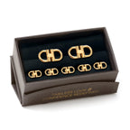 Horse Bit Gold Stainless Steel 5-Stud Set