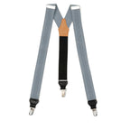 Gray Convertible Suspenders