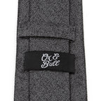 Heathered Gray Wool Men's Tie