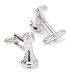 Knight and Rook Chess Piece Cufflinks