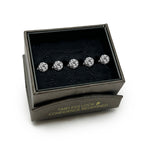 Silver Knot 5-Studs