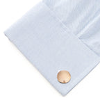 Rose Gold Line Stainless Steel Cufflinks