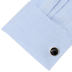 Gold and Onyx Cufflinks