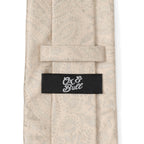 Champagne Paisley Men's Tie