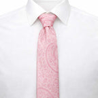 Blush Paisley Men's Tie