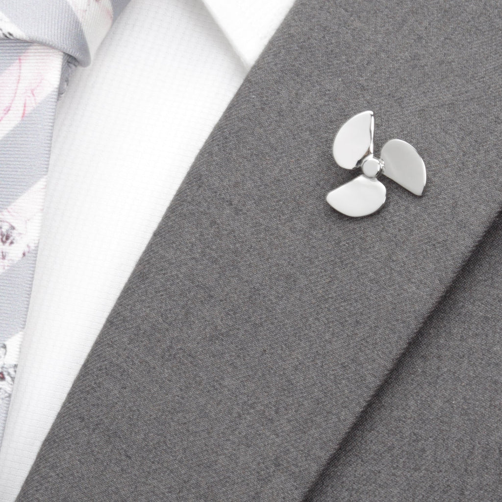 Boat Propeller 3D Lapel Pin