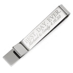 Best Day Ever Engravable Tie Bar
