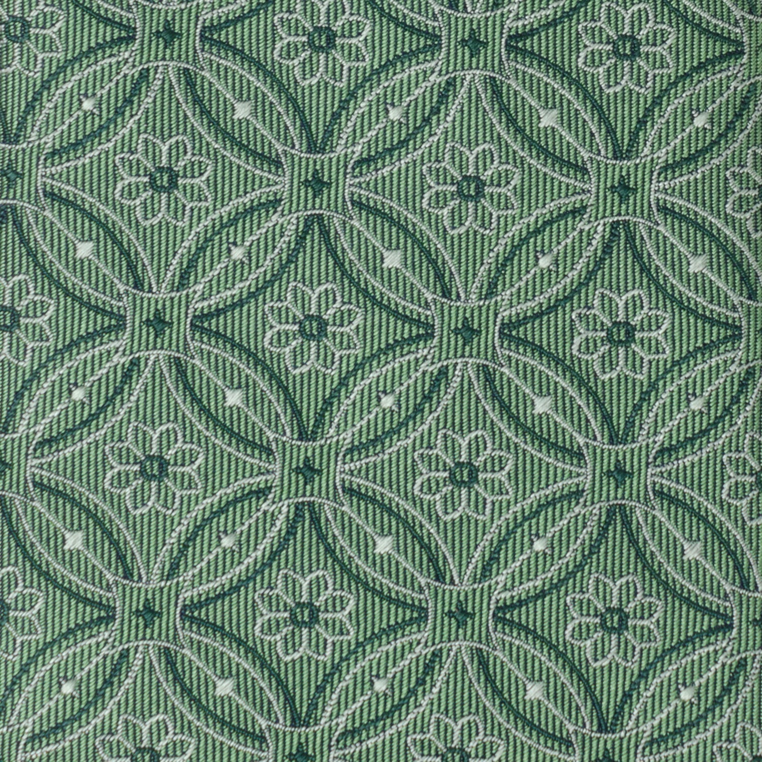 Watercress Green Tiled Men's Tie