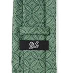 Watercress Green Tiled Men's Tie
