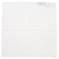 White Silk Pocket Square