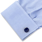 Sterling Silver Classic Formal Lapis 5-Stud Set