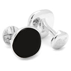 Sterling Silver Classic Formal Onyx 5-Stud Set