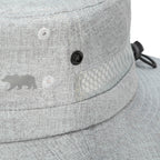 Outdoor Boonie Hat with Neck Flap and Adjustable Chin Cord