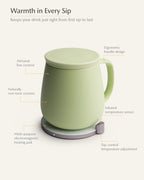 Ui+ Self-heating Mug Set -  Verde Green