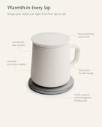 Neo Self-heating Mug Set - Jasmine White