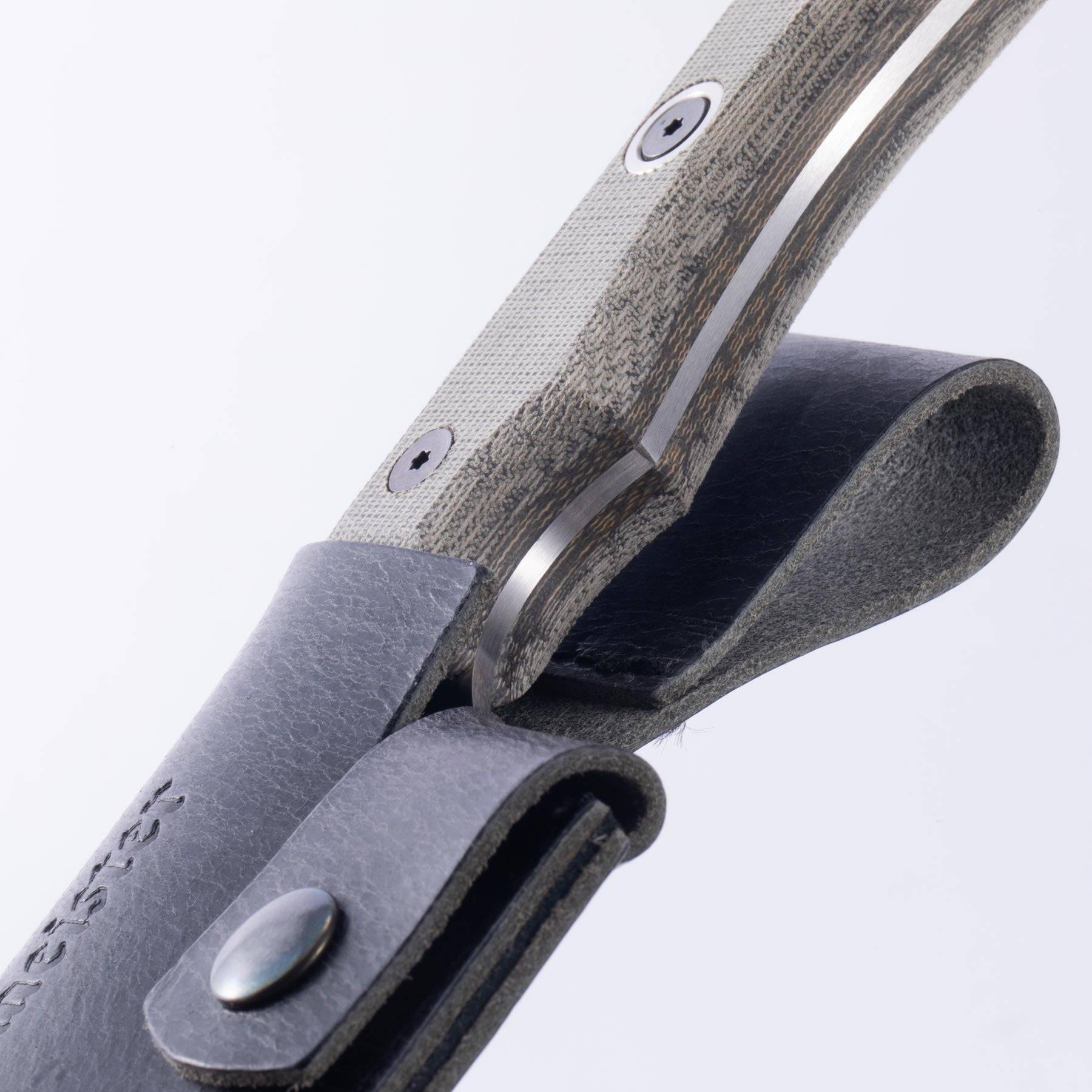 Leather Belt Sheath for Overland Chef's Knife