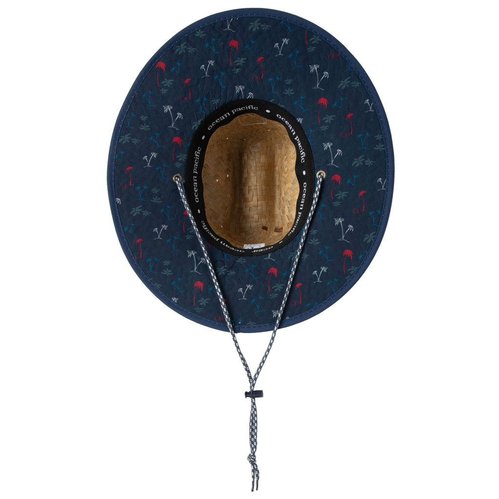 Getaway - Lifeguard Hat with Palm Tree Print by Ocean Pacific