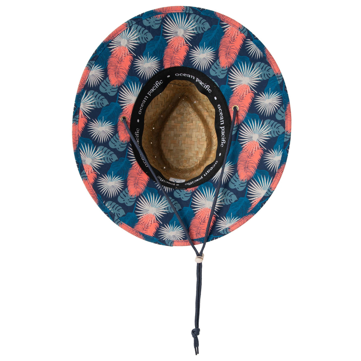 Wedge - Lifeguard Hat with Palm Leaf Print by Ocean Pacific