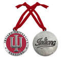 Indiana Hoosiers Ornament (w/ Back Text)