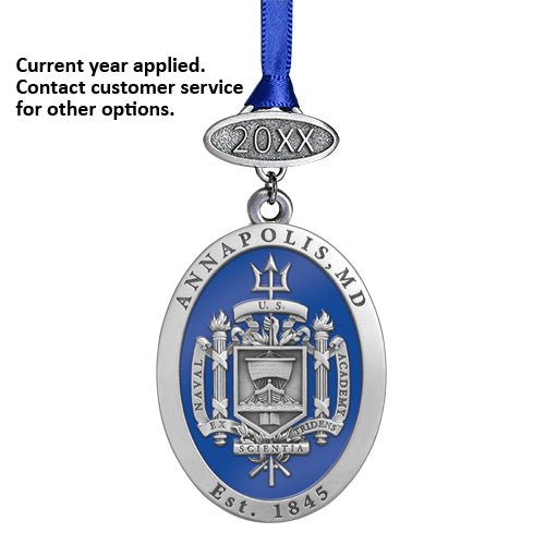 United States Naval Academy Crest Ornament