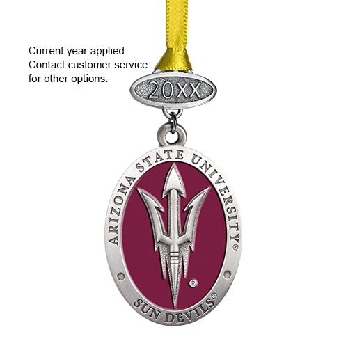 Arizona State Sun Devils Pitch Fork Logo Ornament