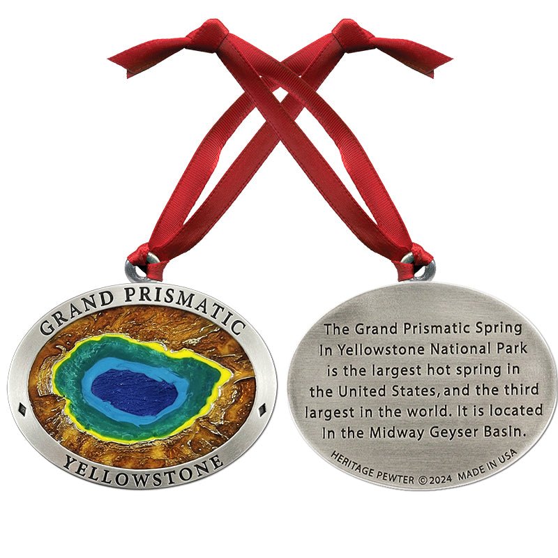 Grand Prismatic Yellowstone Ornament