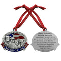 America's 250th Anniversary Mount Rushmore Ornament (w/ Back Text)