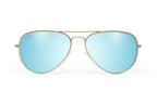 Gold - Sky Blue Lens Polarized - Oasis