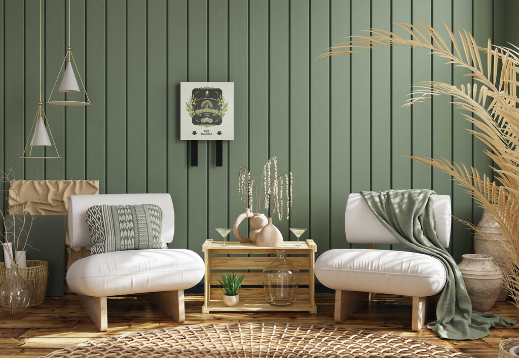 Design Fire Blanket - Olive Oil