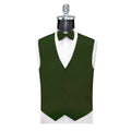 Ferrecci Mens Solid Wedding Prom Grad Choir Band 4pc Vest Set