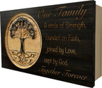 Our Family Tree Roots Hidden Gun Concealment Storage Cabinet