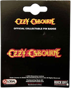 Ozzy Osbourne - Logo sm Metal Pin Badge