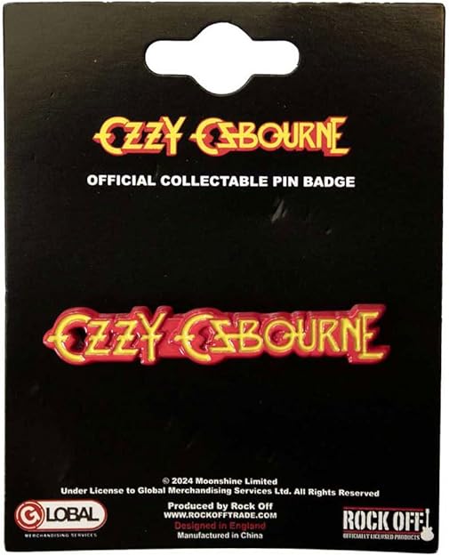Ozzy Osbourne - Logo sm Metal Pin Badge