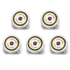 Gear Amethyst Stone 5-Studs