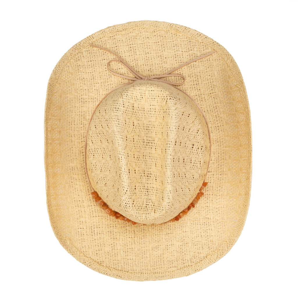 Women's Paperbraid Cowboy with Layered Bands
