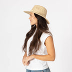 Cheers - Multi Color Woven Paperbraid Fedora