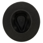 Men's Paperbraid Fedora With Faux Suede Looped Braid