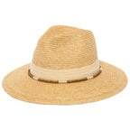 Coco - Fedora with Wood Beaded Chain