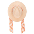 Kids Floral Paperbraid Fedora Hat