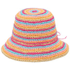 Kids Multi Stiped Bucket Hat